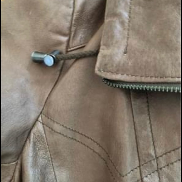 DANIER leather jacket - M - Brown - NEW! - Picture 4 of 4